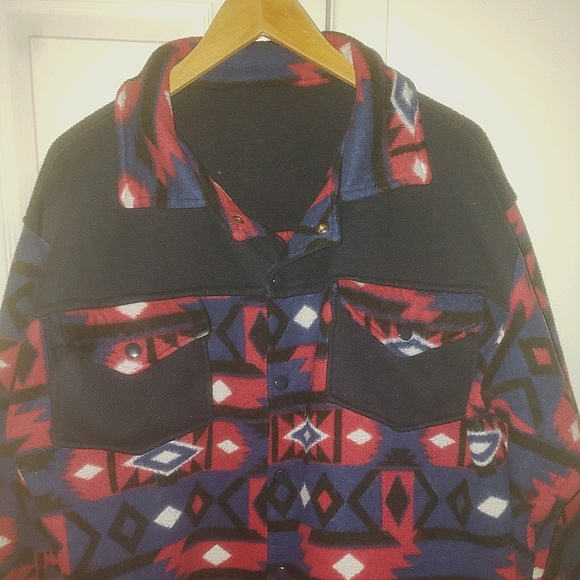 Vintage Aztech Patterns fleece - Picture 2 of 3